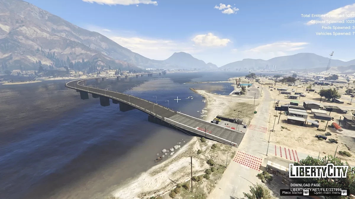 Мост через озеро / GTA 5