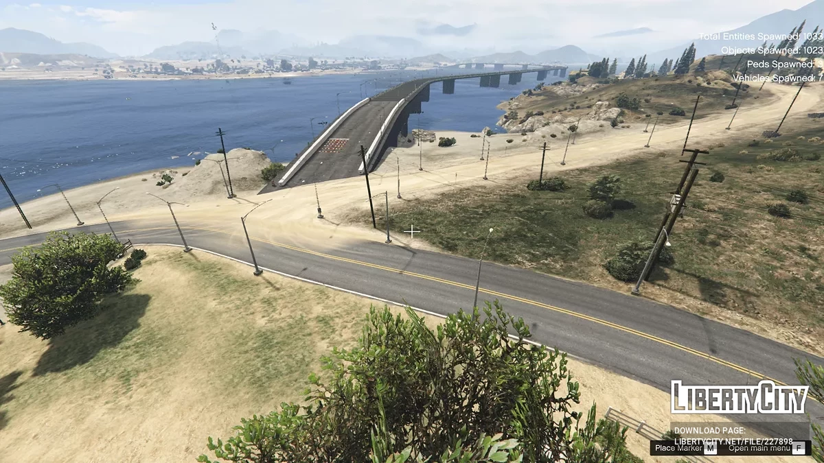 Мост через озеро / GTA 5