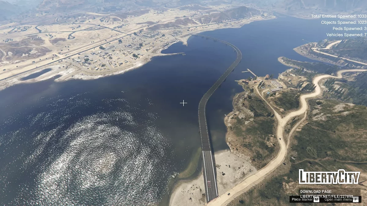 Мост через озеро / GTA 5