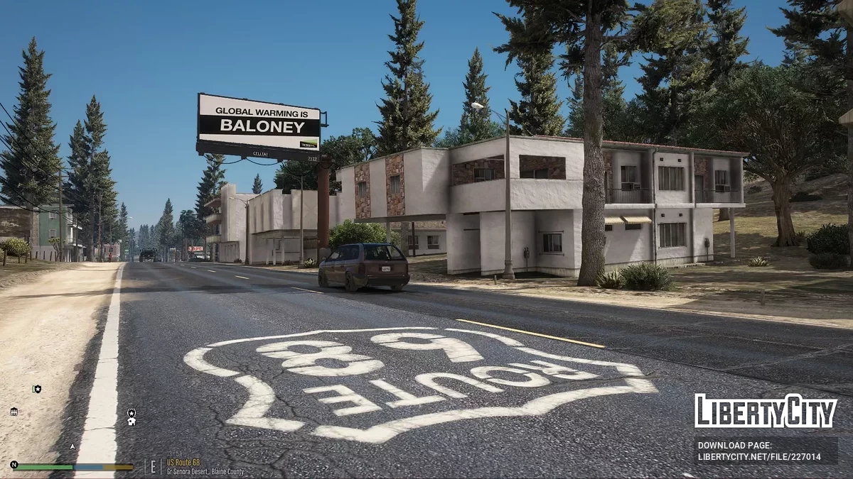 Оживленный Route 68 [Menyoo] / GTA 5