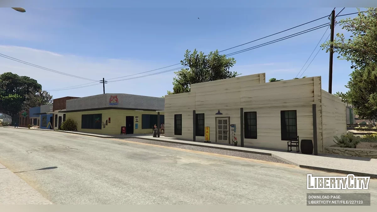 Оживленный Sandy Shores [YMAP, MapEditor, Menyoo] / GTA 5