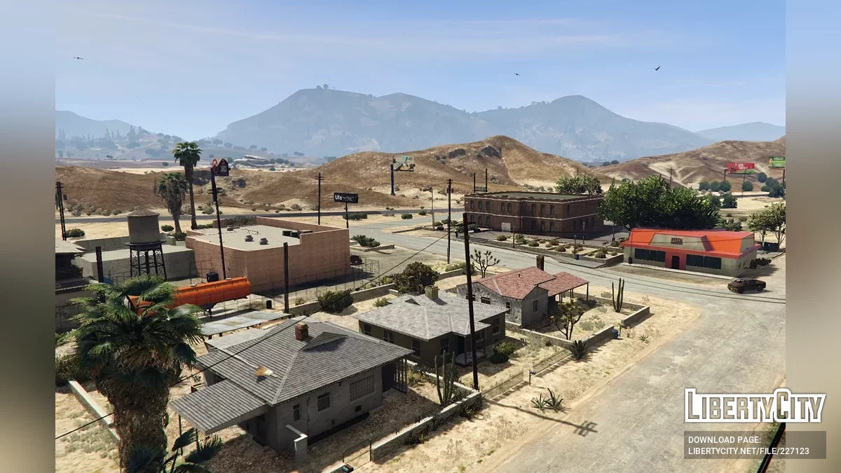 Оживленный Sandy Shores [YMAP, MapEditor, Menyoo] / GTA 5