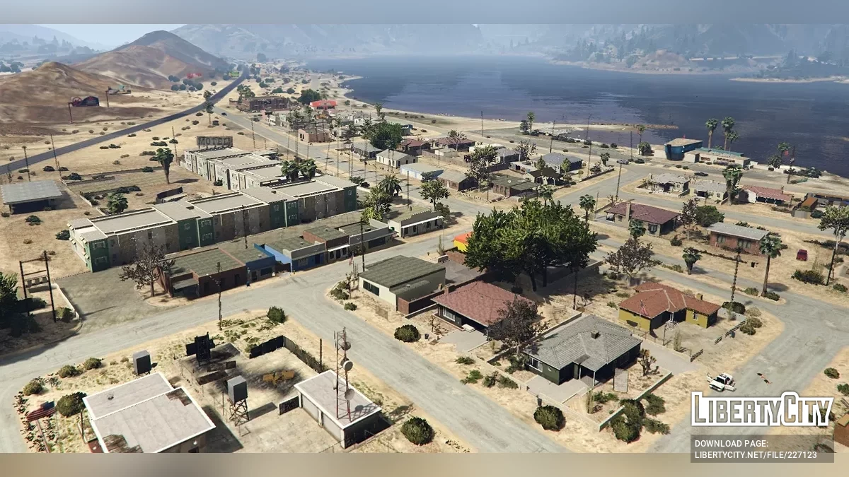 Оживленный Sandy Shores [YMAP, MapEditor, Menyoo] / GTA 5