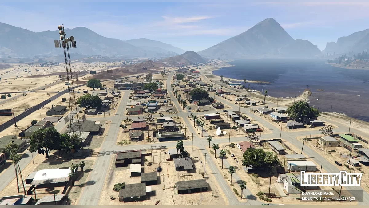 Оживленный Sandy Shores [YMAP, MapEditor, Menyoo] / GTA 5