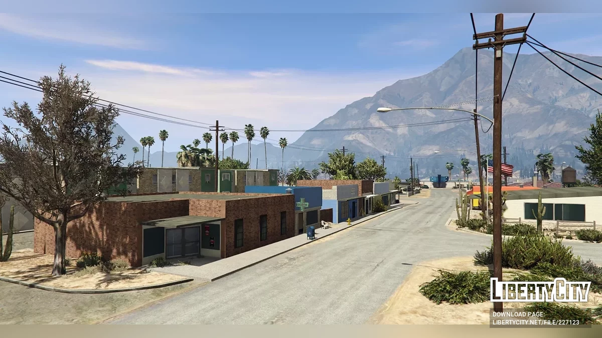 Оживленный Sandy Shores [YMAP, MapEditor, Menyoo] / GTA 5