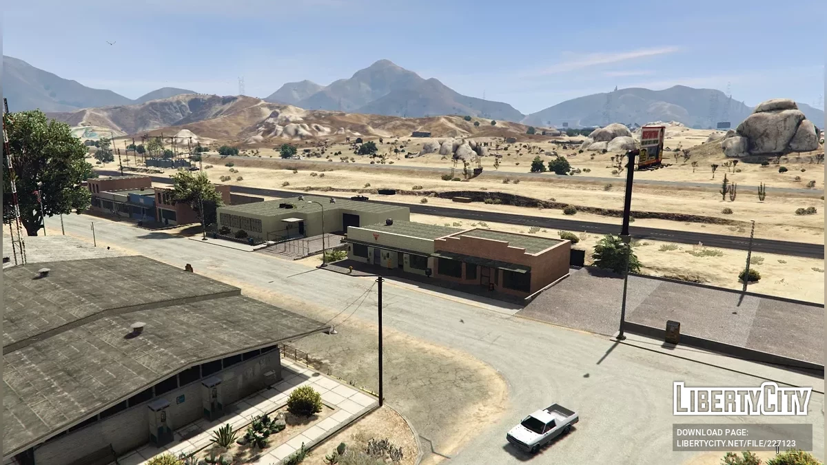 Оживленный Sandy Shores [YMAP, MapEditor, Menyoo] / GTA 5