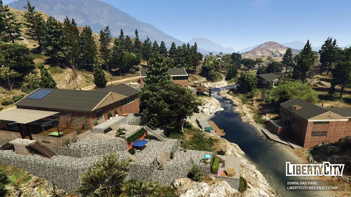 Виллы вдоль реки Занкудо / GTA 5