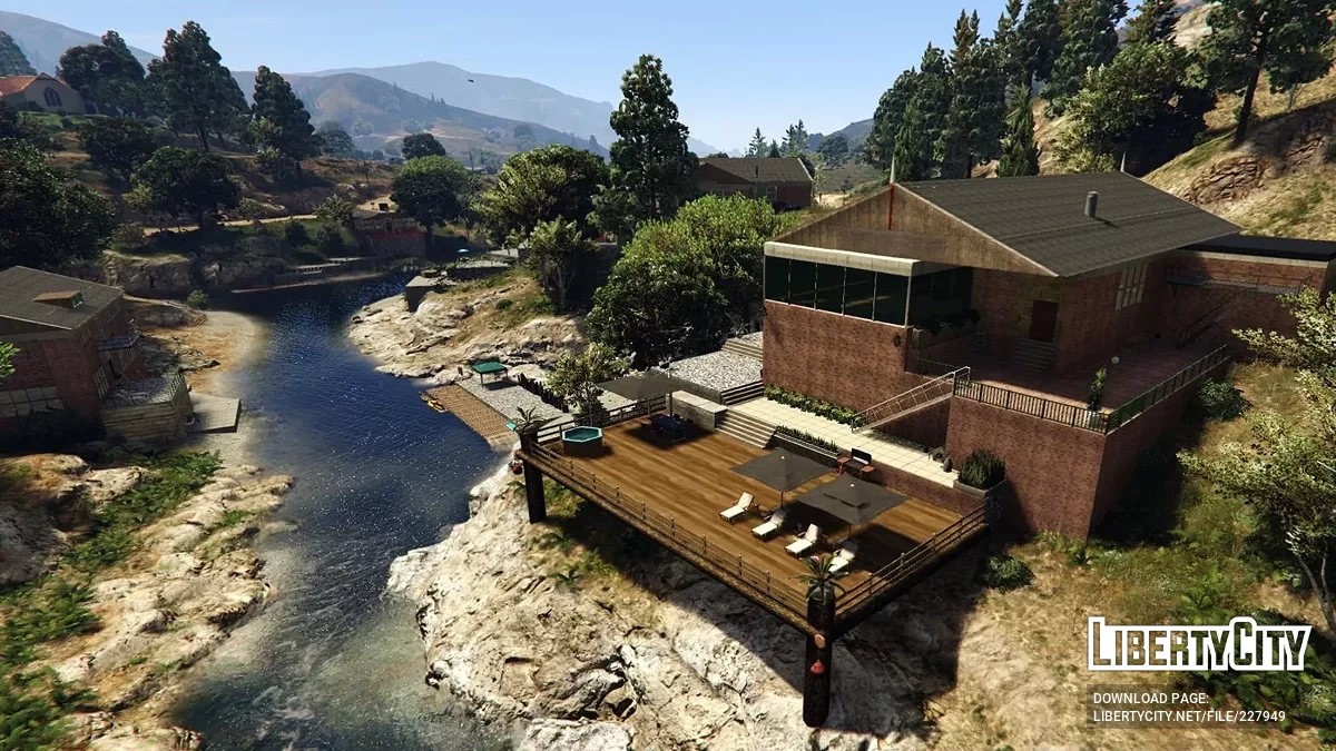 Виллы вдоль реки Занкудо / GTA 5