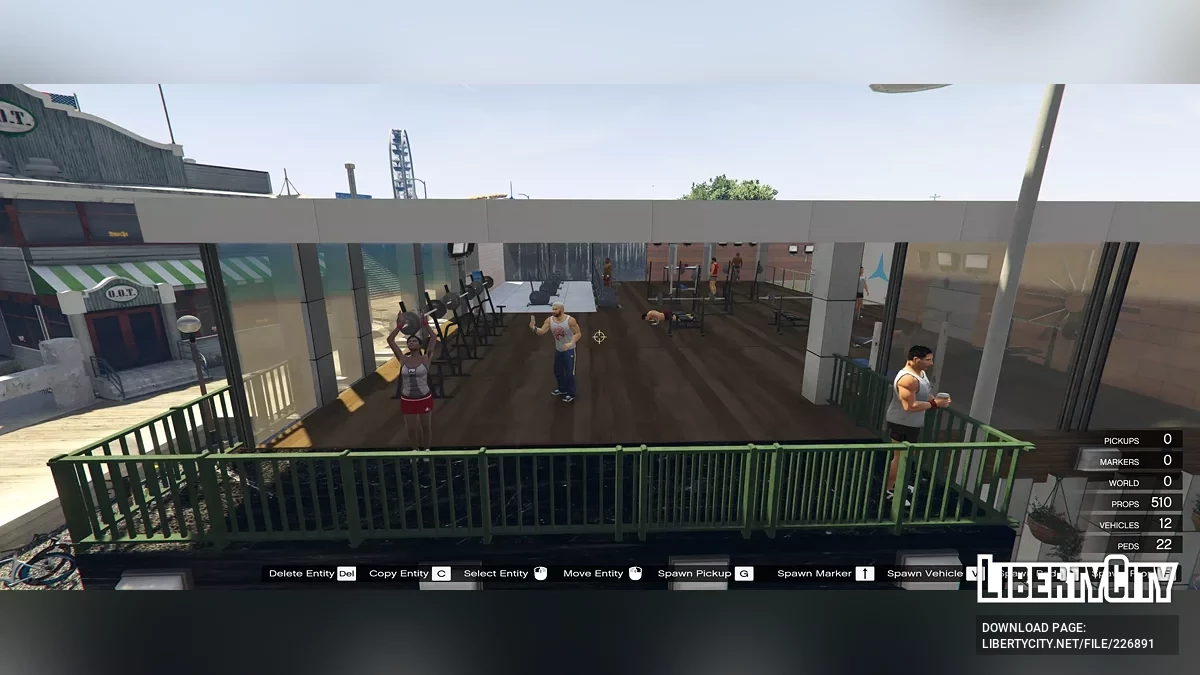Спортзал на Пляже Лос Сантоса / GTA 5
