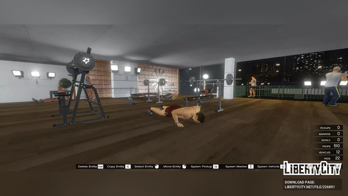 Спортзал на Пляже Лос Сантоса / GTA 5