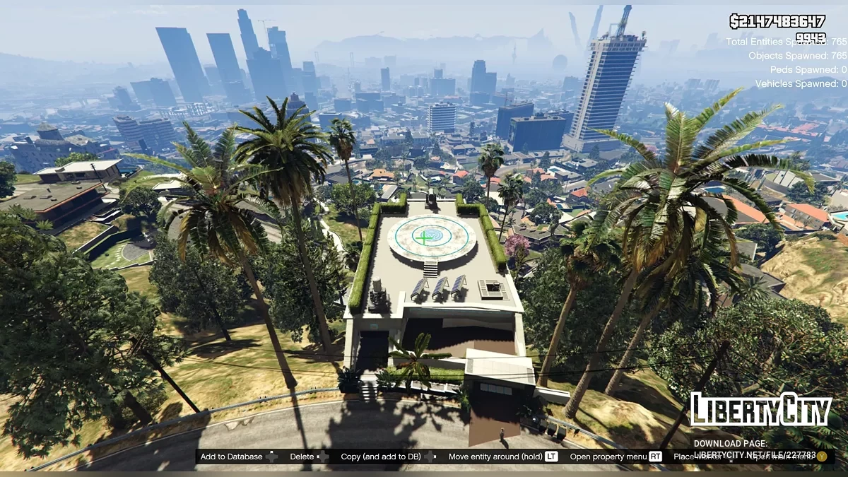 Особняк на Вайнвуд-Хиллс [Menyoo / Addon] / GTA 5