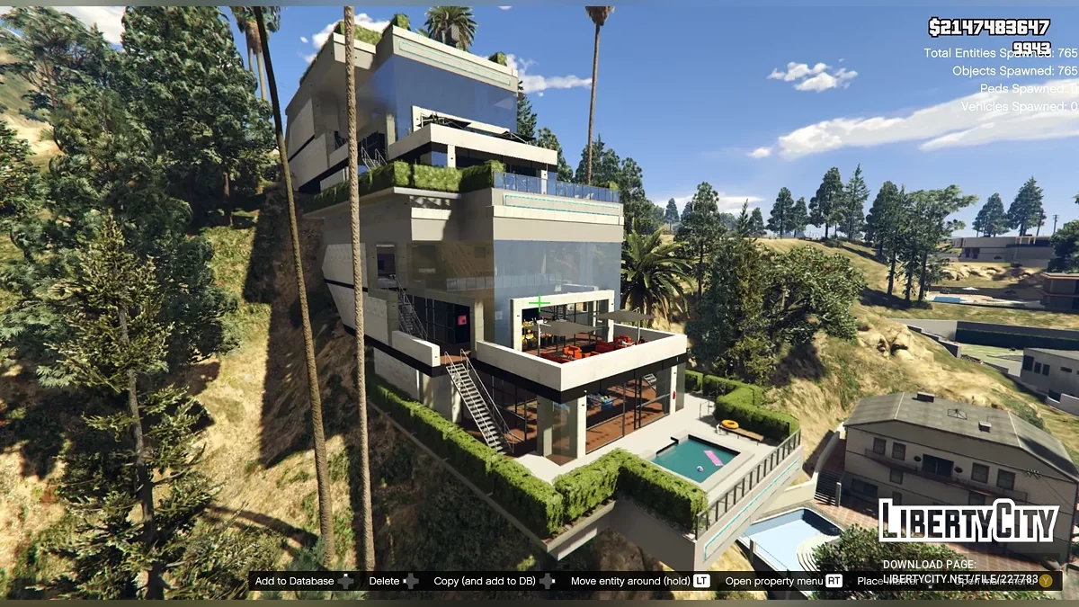 Особняк на Вайнвуд-Хиллс [Menyoo / Addon] / GTA 5