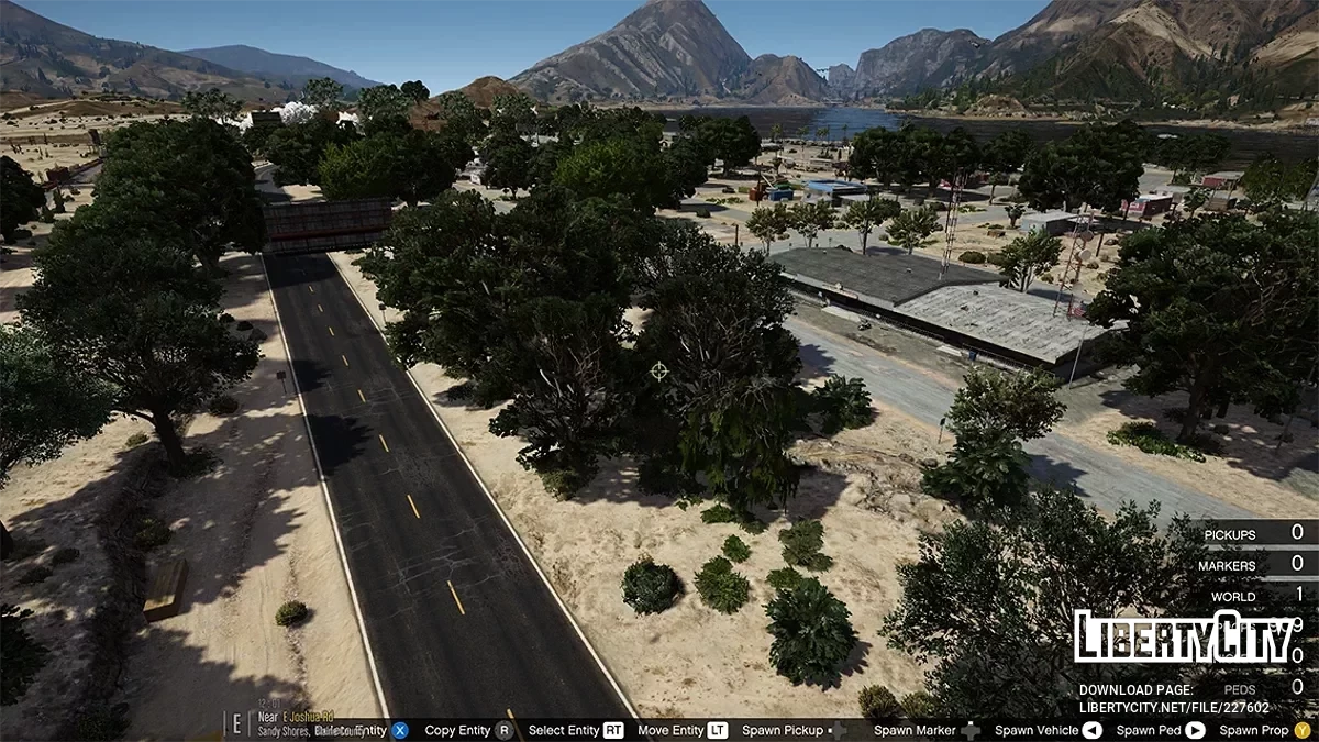 Заросший Sandy Shores (YMap + FiveM) / GTA 5