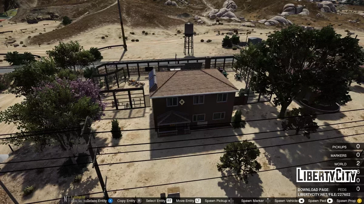 Заросший Sandy Shores (YMap + FiveM) / GTA 5