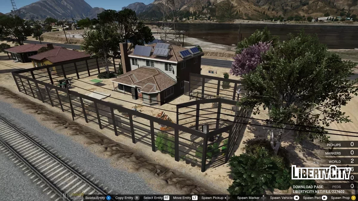 Заросший Sandy Shores (YMap + FiveM) / GTA 5