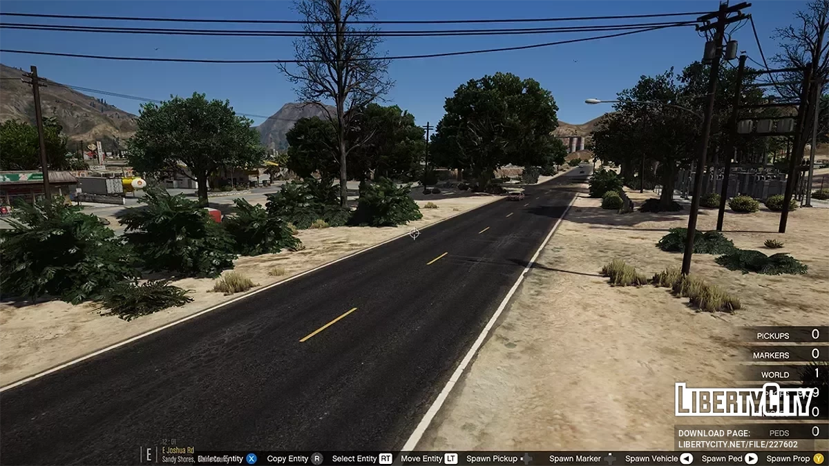 Заросший Sandy Shores (YMap + FiveM) / GTA 5