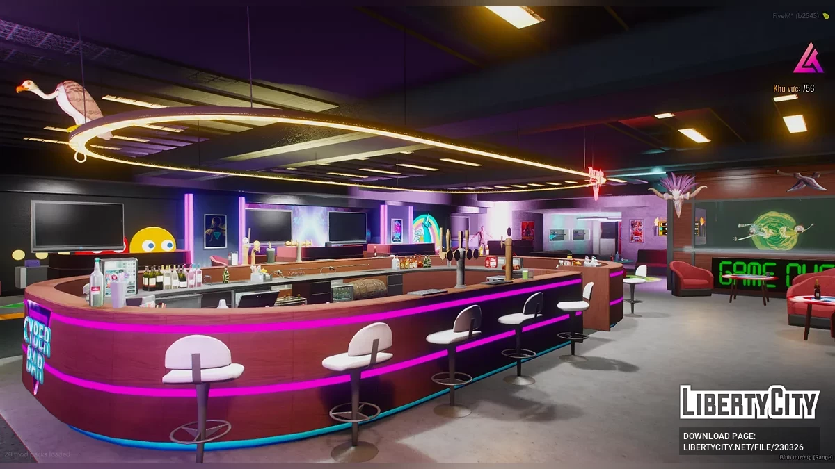 Cyber Bar V2 / GTA 5