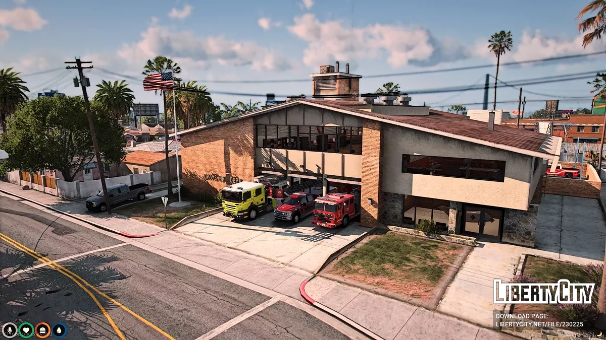 Пожарное депо Дэвиса / GTA 5