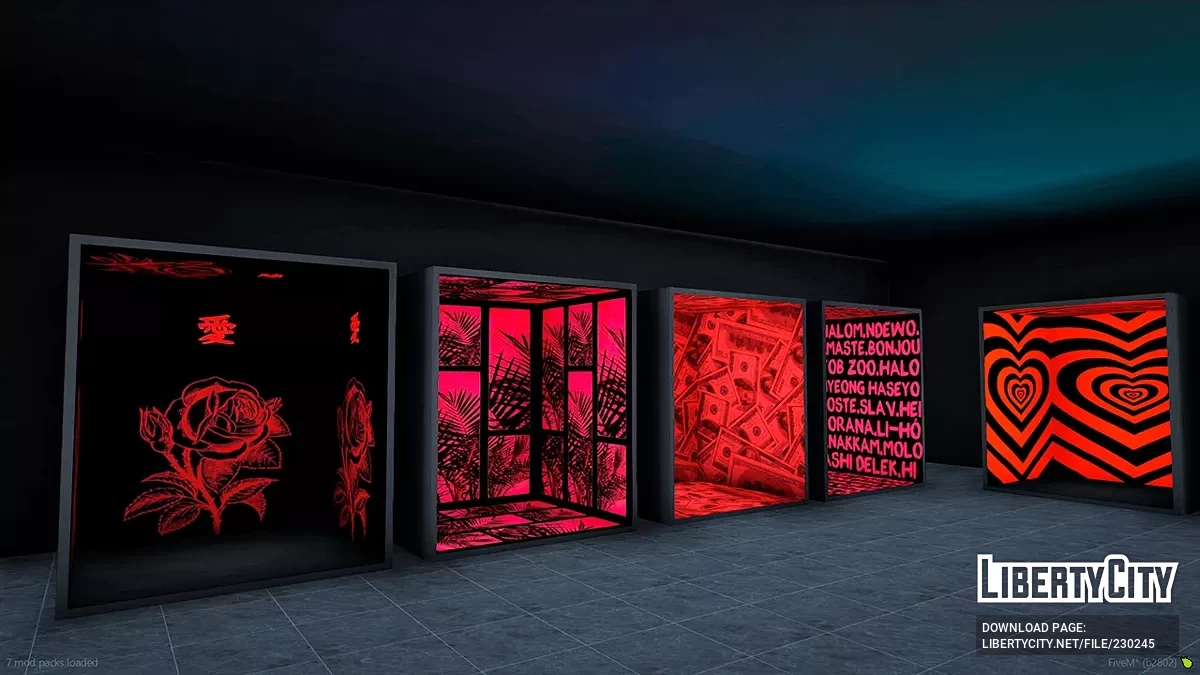 RedBox - Photoroom/Backdrop v1.0 / GTA 5