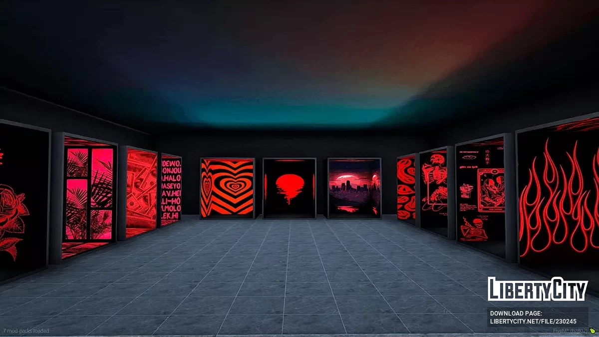 RedBox - Photoroom/Backdrop v1.0 / GTA 5