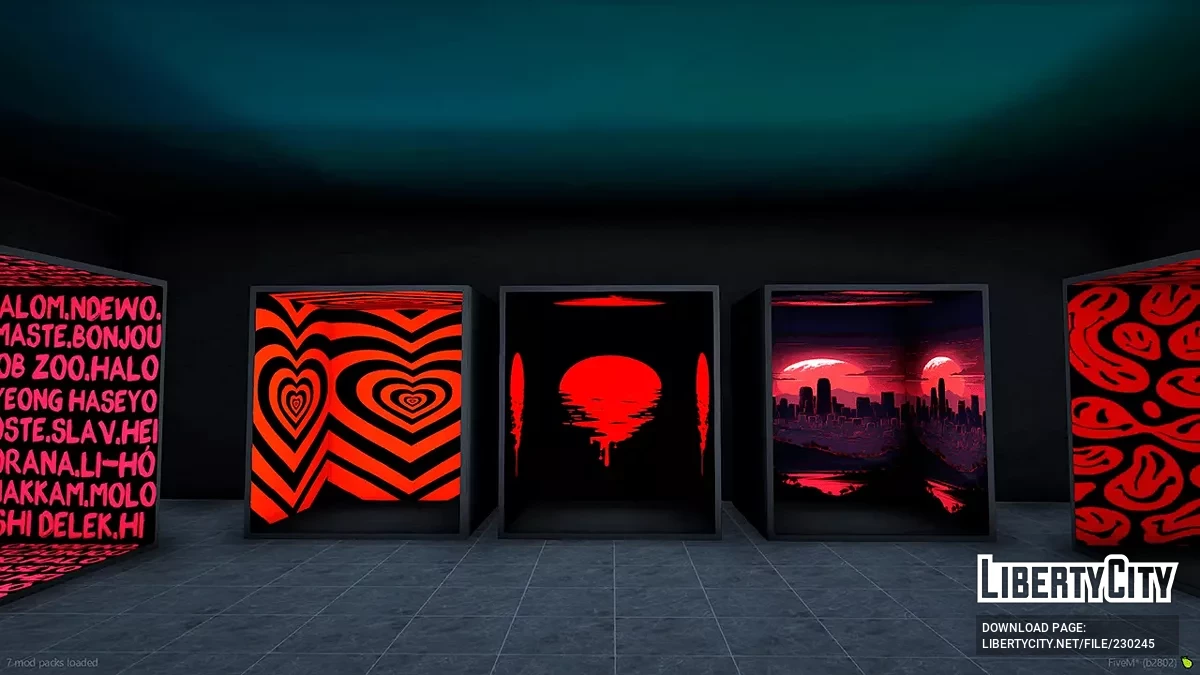 RedBox - Photoroom/Backdrop v1.0 / GTA 5