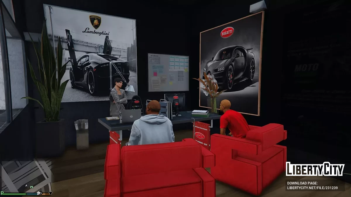 Автосалон в центре города v1.0 / GTA 5