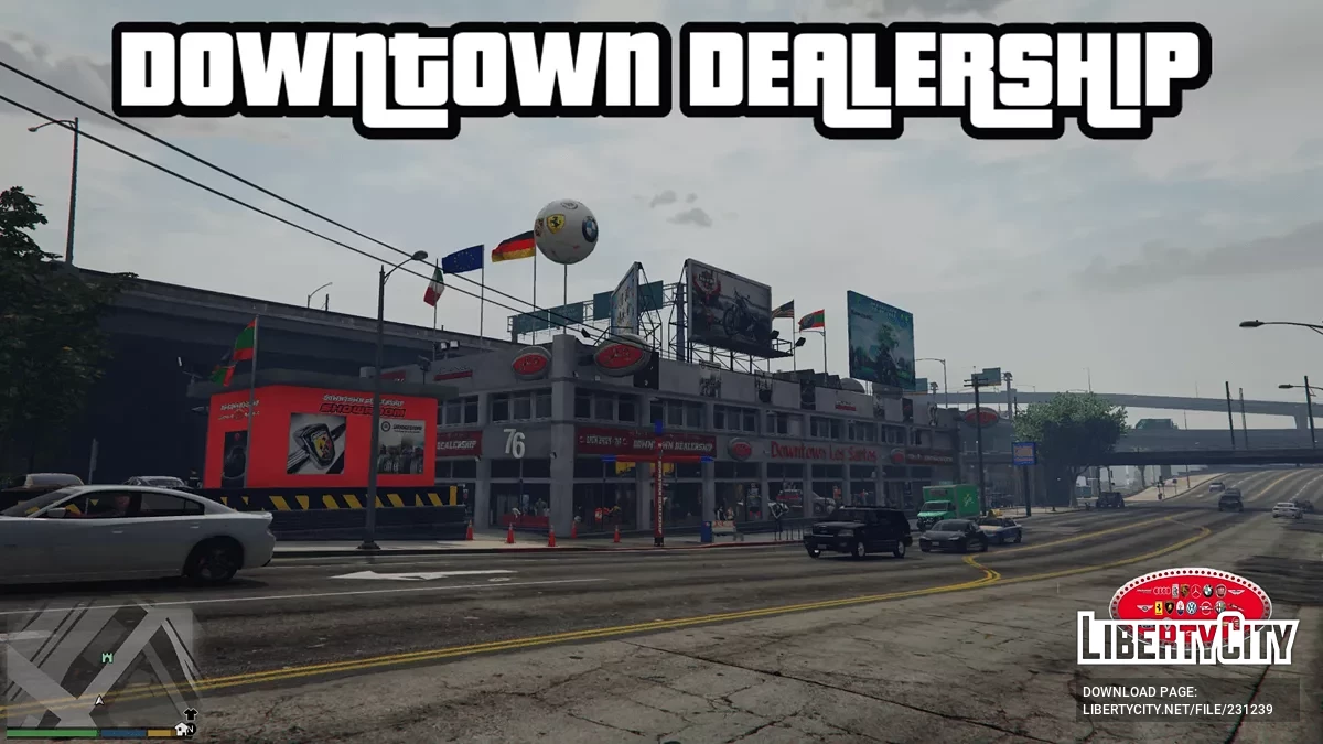 Автосалон в центре города v1.0 / GTA 5