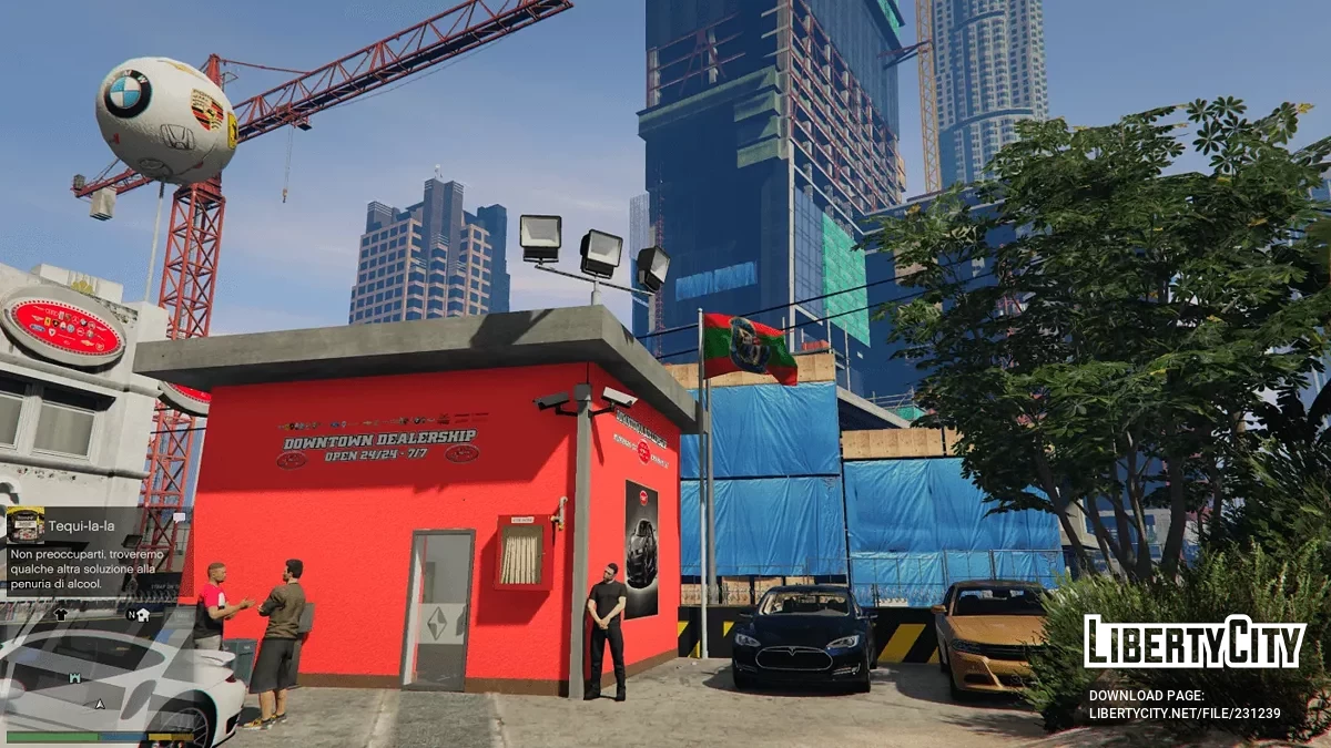 Автосалон в центре города v1.0 / GTA 5