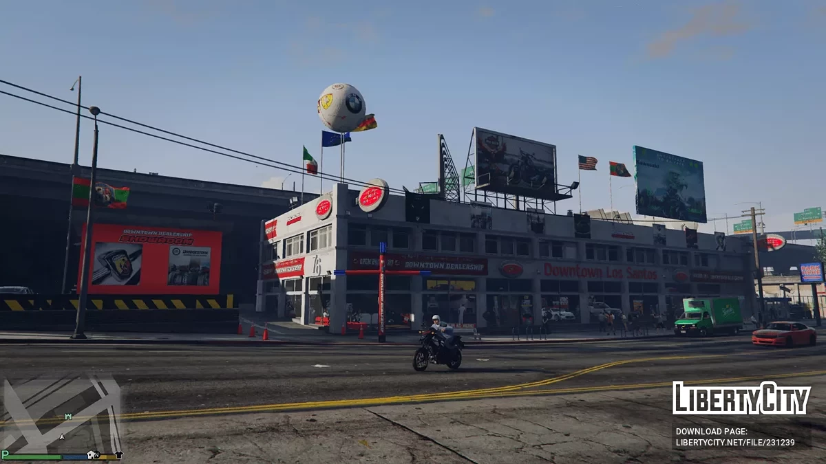 Автосалон в центре города v1.0 / GTA 5