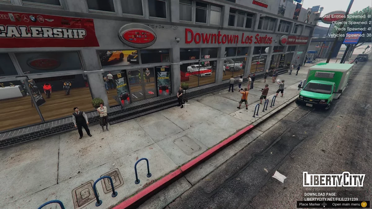 Автосалон в центре города v1.0 / GTA 5