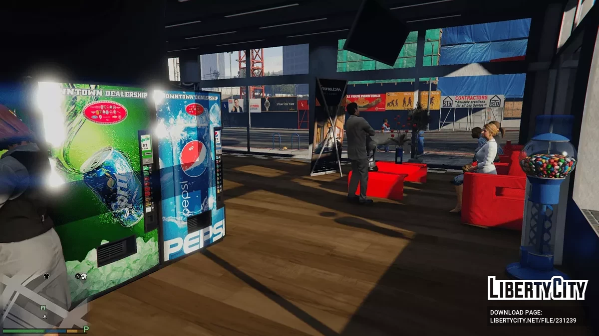 Автосалон в центре города v1.0 / GTA 5