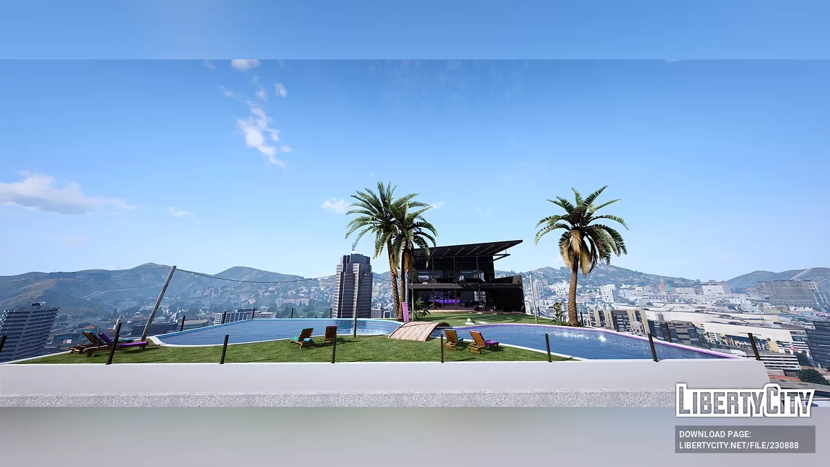 Башня Виванг — Лобби — Бар на крыше / GTA 5