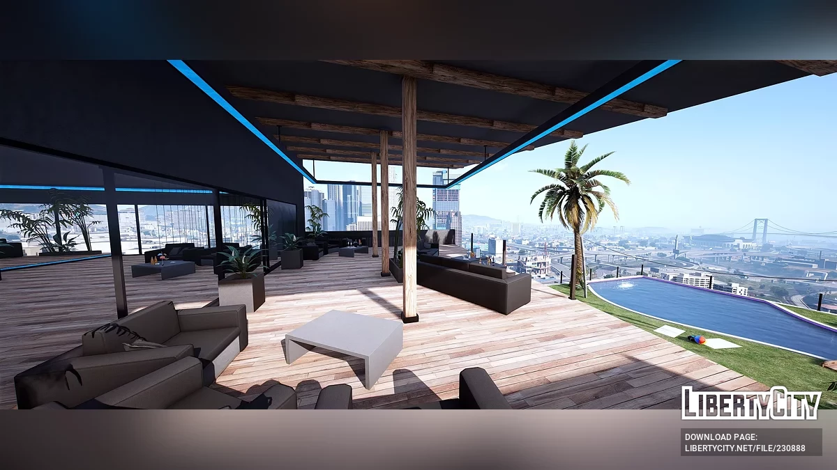 Башня Виванг — Лобби — Бар на крыше / GTA 5