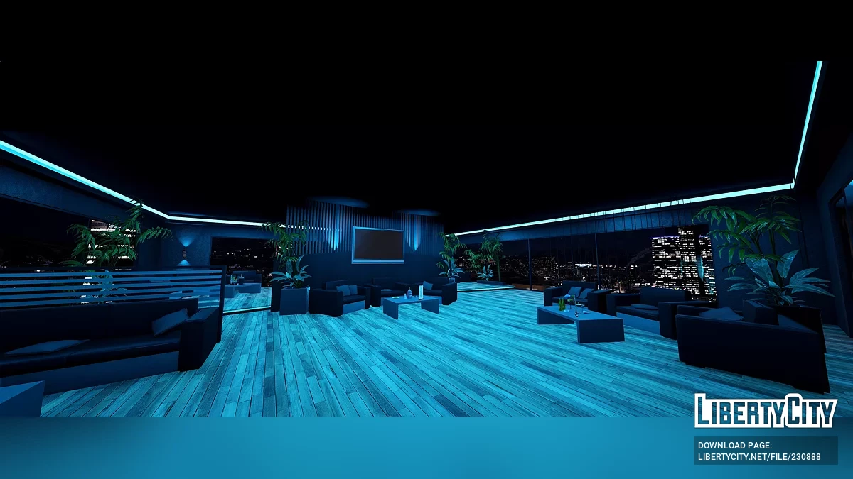 Башня Виванг — Лобби — Бар на крыше / GTA 5