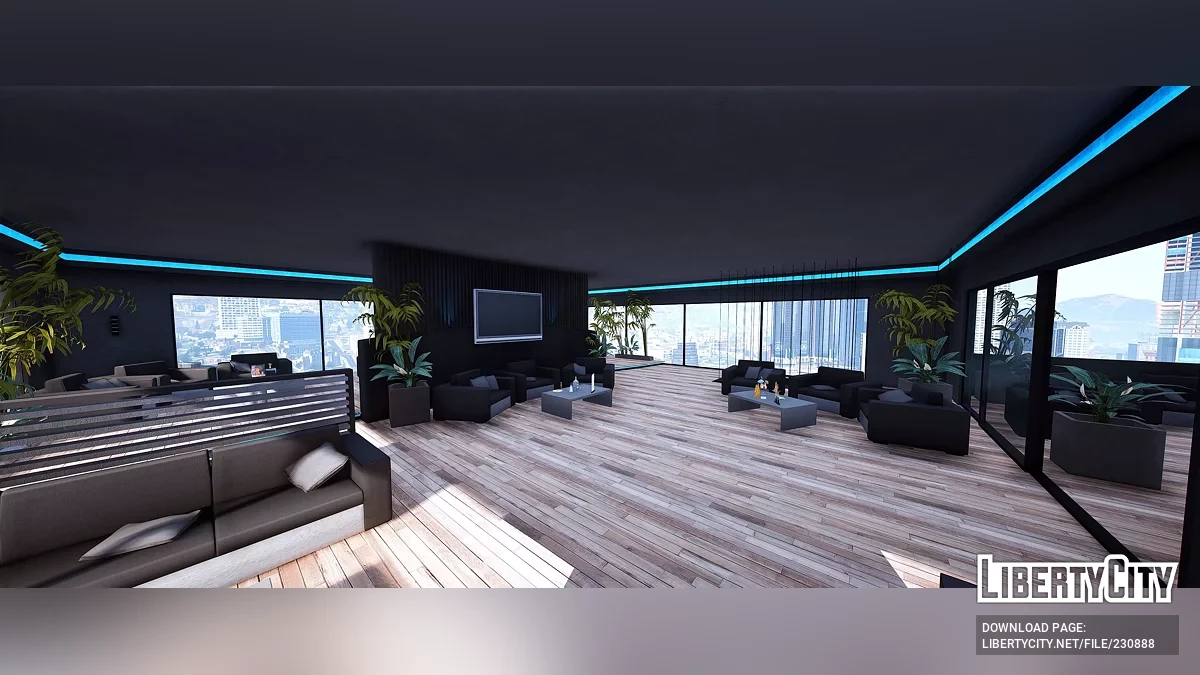 Башня Виванг — Лобби — Бар на крыше / GTA 5