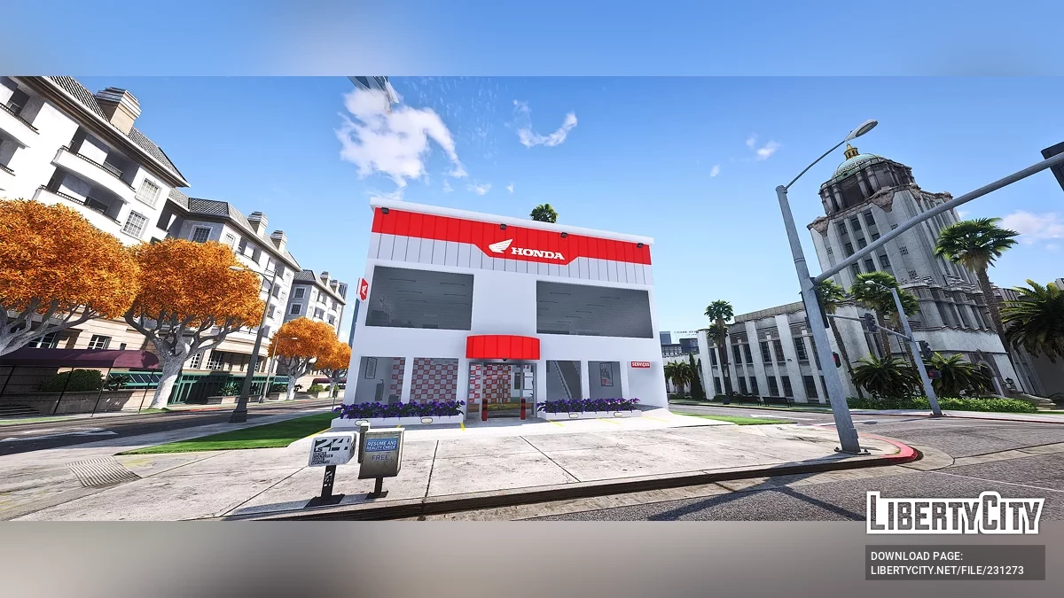 Дилерский центр Honda / GTA 5