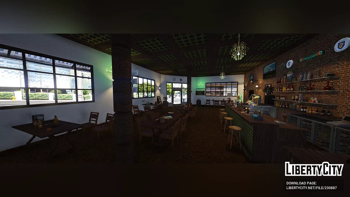Интерьер ирландского паба / GTA 5