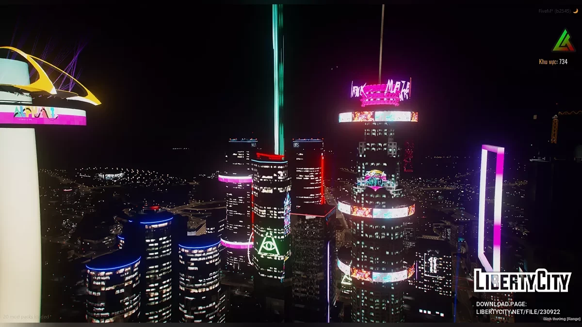 Киберпанк-город / GTA 5