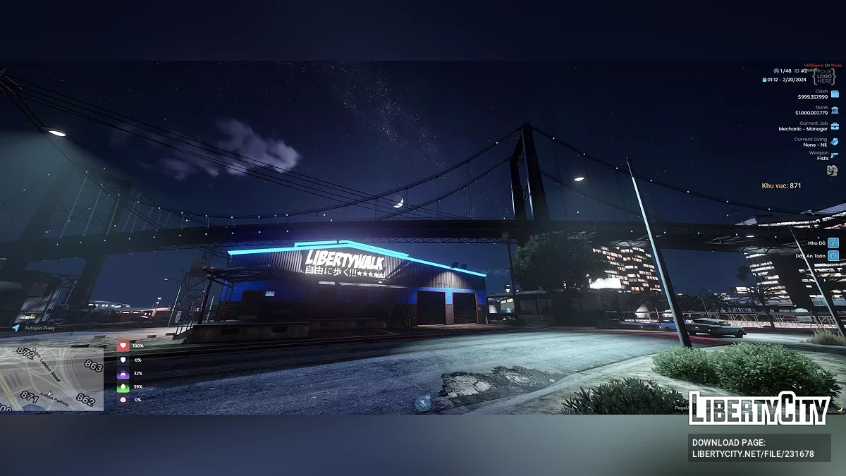 Liberty Walk Гараж V2 / GTA 5