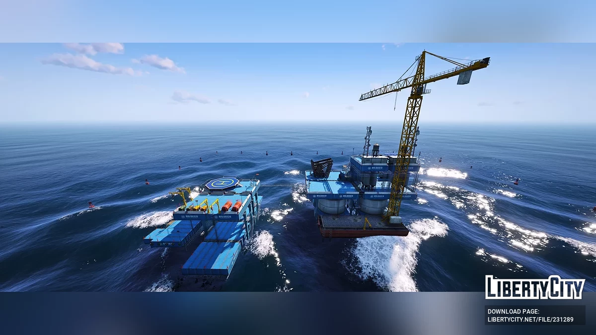 Нефтяная платформа Билджеко / GTA 5