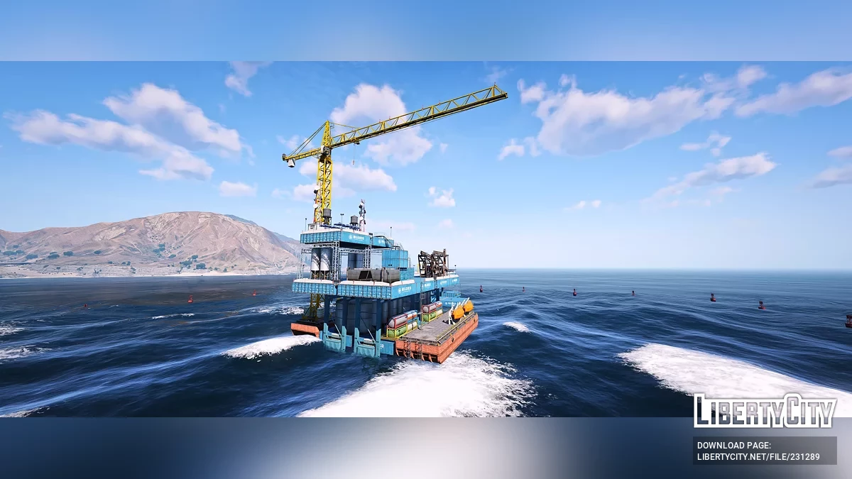 Нефтяная платформа Билджеко / GTA 5