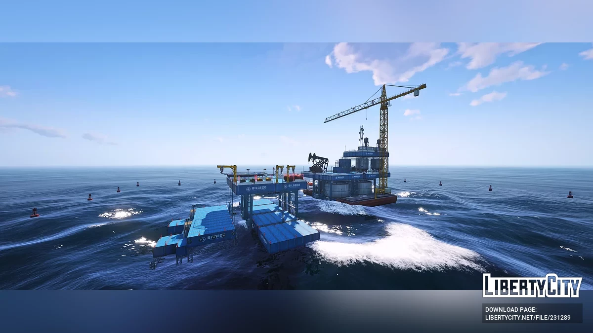Нефтяная платформа Билджеко / GTA 5