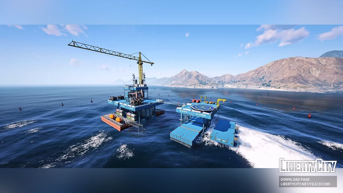 Нефтяная платформа Билджеко / GTA 5