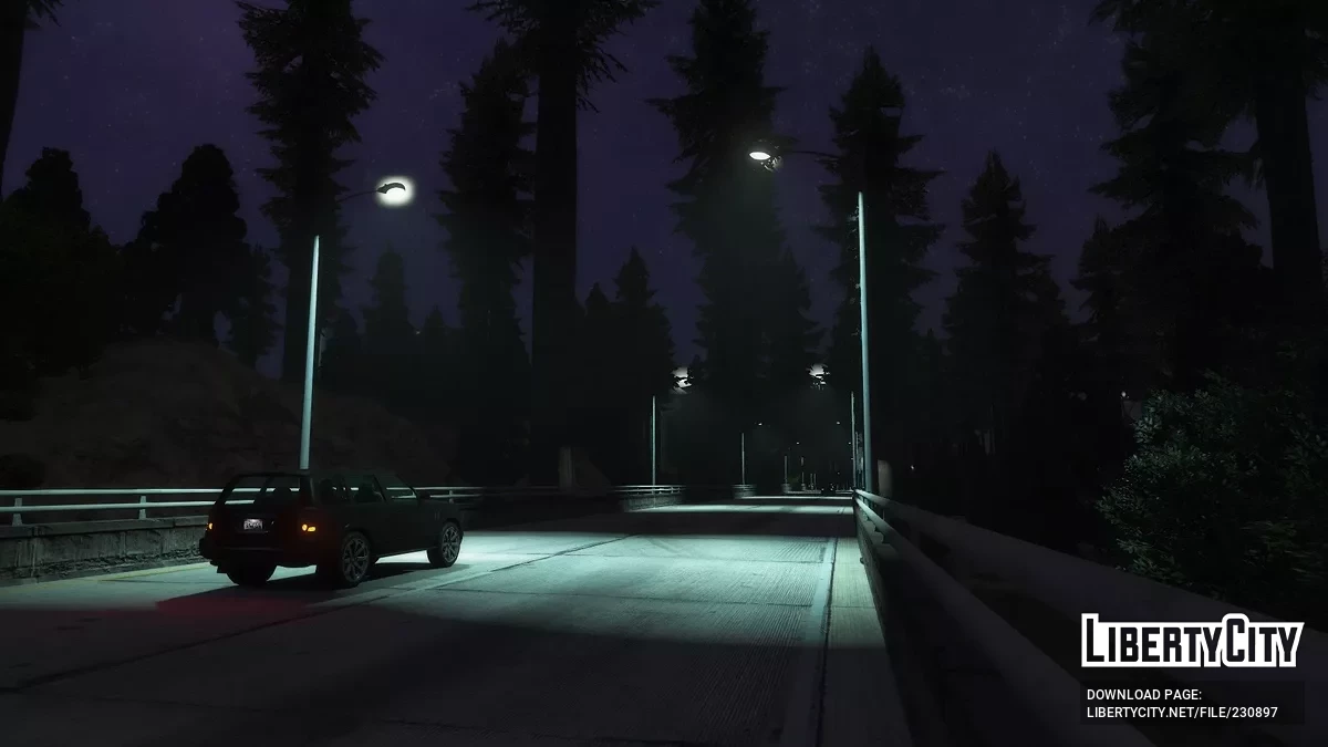 Обновленное шоссе Interstate 1 (Menyoo) / GTA 5