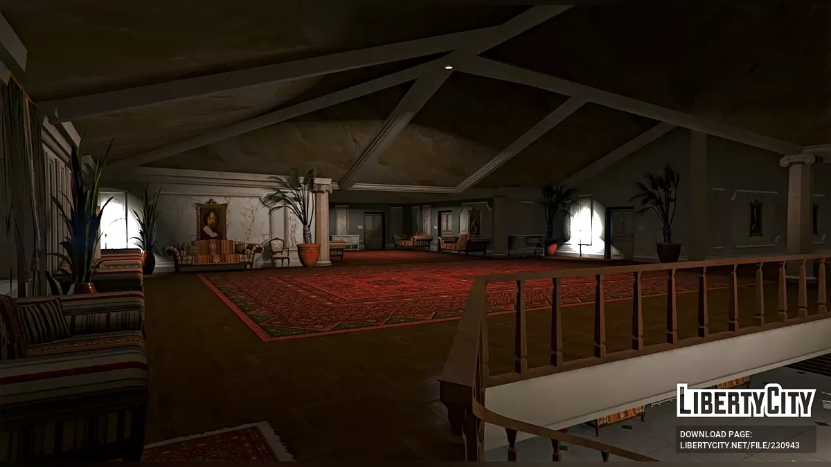 Открытый интерьер МАНСИОН 10 — Особняк Ричмэн / GTA 5