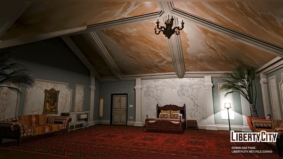 Открытый интерьер МАНСИОН 10 — Особняк Ричмэн / GTA 5