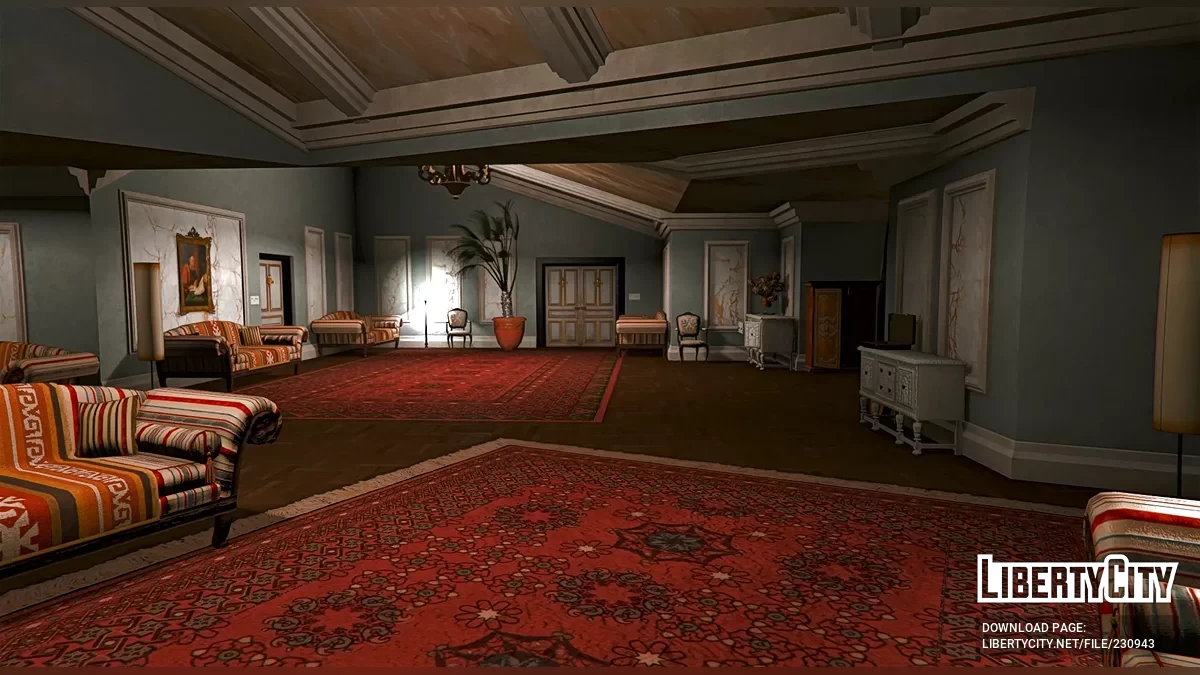 Открытый интерьер МАНСИОН 10 — Особняк Ричмэн / GTA 5