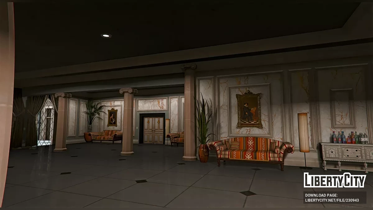 Открытый интерьер МАНСИОН 10 — Особняк Ричмэн / GTA 5