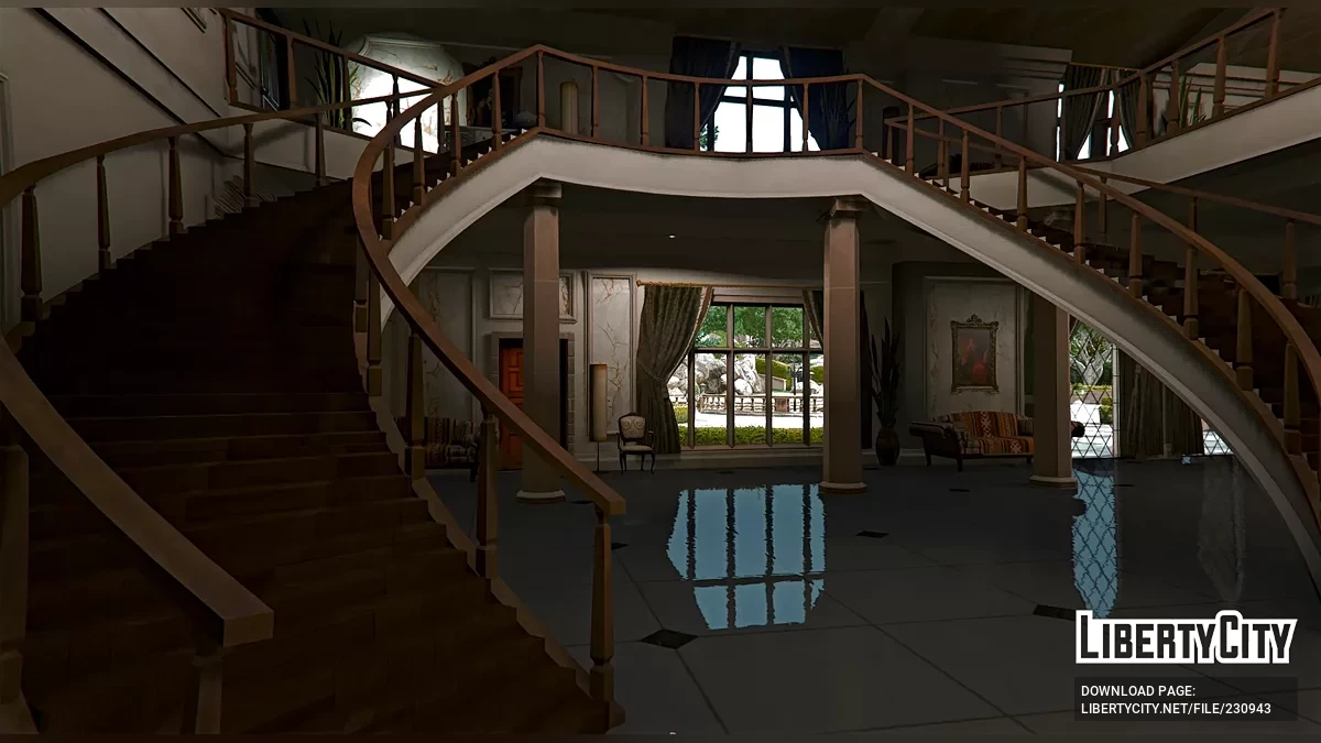 Открытый интерьер МАНСИОН 10 — Особняк Ричмэн / GTA 5