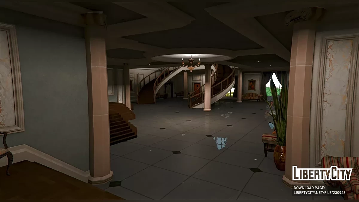 Открытый интерьер МАНСИОН 10 — Особняк Ричмэн / GTA 5